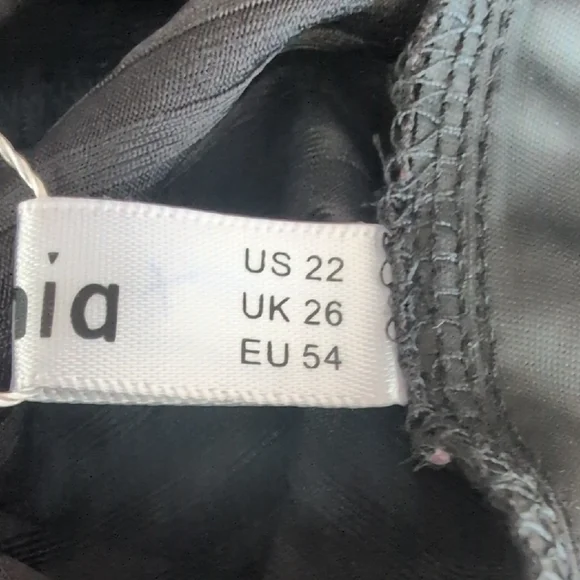 Nextmia Black Lace-Up Camisole Tank Top 22               -c148 - Picture 6 of 7